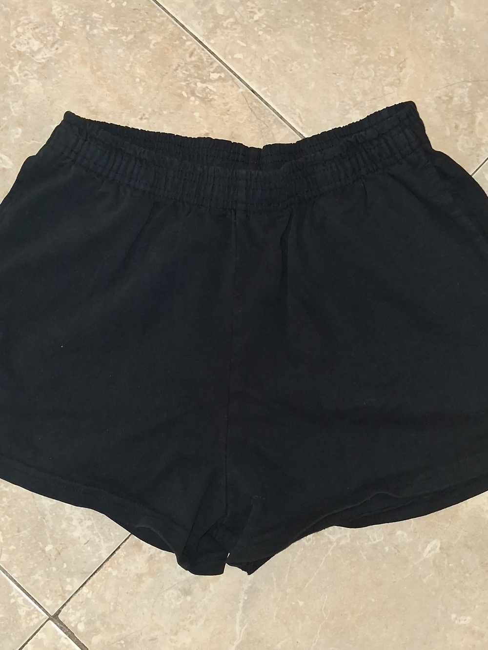 Los Angeles Apparel Black High-Waist Women's Casual Shorts